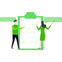 پیش‌نمایش فایل boy-and-girl-working-on-checklist-9154248 از پک ثبت‌نام و عضویت