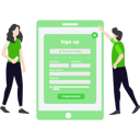 پیش‌نمایش فایل boy-signing-up-for-account-9154264 از پک ثبت‌نام و عضویت