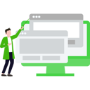 پیش‌نمایش فایل boy-working-on-web-page-9154235 از پک ثبت‌نام و عضویت
