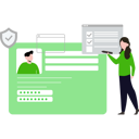 پیش‌نمایش فایل girl-entering-user-registration-details-9154234 از پک ثبت‌نام و عضویت