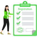 پیش‌نمایش فایل girl-filling-registration-papers-9154302 از پک ثبت‌نام و عضویت