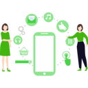 پیش‌نمایش فایل girls-using-mobile-applications-9154270 از پک ثبت‌نام و عضویت