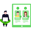 پیش‌نمایش فایل man-choosing-id-of-perfect-rating-9154250 از پک ثبت‌نام و عضویت