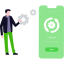پیش‌نمایش فایل man-updating-mobile-system-9154243 از پک ثبت‌نام و عضویت