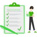 پیش‌نمایش فایل young-girl-signs-registration-document-9154304 از پک ثبت‌نام و عضویت