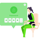پیش‌نمایش فایل young-girl-typing-password-9154286 از پک ثبت‌نام و عضویت