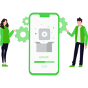 پیش‌نمایش فایل young-man-and-woman-update-their-phone-9154244 از پک ثبت‌نام و عضویت