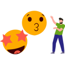 پیش‌نمایش فایل boy-showing-emojis-9181614 از پک روز جهانی اموجی