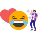 پیش‌نمایش فایل boy-with-laughter-emoji-9181600 از پک روز جهانی اموجی