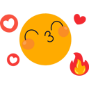 پیش‌نمایش فایل emoji-showing-kiss-9181621 از پک روز جهانی اموجی
