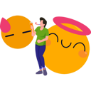 پیش‌نمایش فایل girl-holding-glass-of-wine-9181627 از پک روز جهانی اموجی