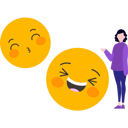 پیش‌نمایش فایل girl-showing-laughing-emojis-9181654 از پک روز جهانی اموجی
