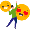 پیش‌نمایش فایل happy-boy-with-emoji-9181659 از پک روز جهانی اموجی