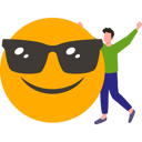 پیش‌نمایش فایل young-boy-acting-cool-9181624 از پک روز جهانی اموجی