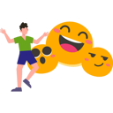 پیش‌نمایش فایل young-boy-using-emojis-9181602 از پک روز جهانی اموجی