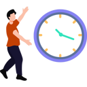 پیش‌نمایش فایل boy-walking-towards-clock-9161172 از پک زمان