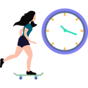 پیش‌نمایش فایل girl-doing-skating-9161157 از پک زمان
