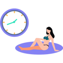 پیش‌نمایش فایل girl-sitting-wearing-bikini-9161166 از پک زمان