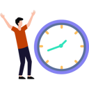 پیش‌نمایش فایل man-happy-to-see-time-9161146 از پک زمان
