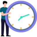 پیش‌نمایش فایل man-holding-time-clock-9161137 از پک زمان