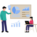 پیش‌نمایش فایل girl-and-man-working-on-chart-presentation-9213338 از پک فعالیت‌های تجاری