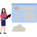 پیش‌نمایش فایل girl-uploading-cloud-data-9213349 از پک فعالیت‌های تجاری