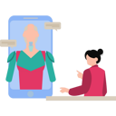 پیش‌نمایش فایل young-girl-talking-to-online-robot-9213357 از پک فعالیت‌های تجاری