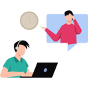پیش‌نمایش فایل young-guy-talking-to-customer-support-center-9213355 از پک فعالیت‌های تجاری