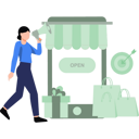 پیش‌نمایش فایل girl-doing-online-shopping-marketing-9224039 از پک بازاریابی دیجیتال