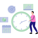 پیش‌نمایش فایل man-managing-time-9221213 از پک آموزش کسب و کار