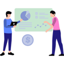 پیش‌نمایش فایل two-men-working-on-financial-analytics-9221210 از پک آموزش کسب و کار