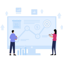 پیش‌نمایش فایل young-man-and-woman-working-on-fianncial-analytics-9221198 از پک تیم کسب و کار