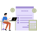 پیش‌نمایش فایل boy-working-on-invoice-receipt-9231277 از پک کسب‌وکار دیجیتال