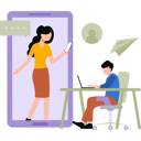 پیش‌نمایش فایل the-guy-is-doing-digital-business-9231285 از پک کسب‌وکار دیجیتال
