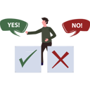پیش‌نمایش فایل boy-select-yes-9285197 از پک بله یا خیر