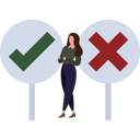 پیش‌نمایش فایل girl-choosing-about-yes-or-no-9285203 از پک بله یا خیر