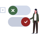 پیش‌نمایش فایل girl-standing-next-to-yes-or-no-slider-9285190 از پک بله یا خیر