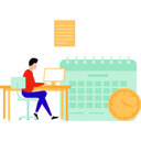 پیش‌نمایش فایل boy-is-working-at-his-desk-on-a-monitor-9263076 از پک استخدام و جذب نیرو