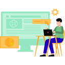 پیش‌نمایش فایل boy-is-working-on-the-laptop-9263085 از پک استخدام و جذب نیرو