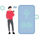پیش‌نمایش فایل boy-is-recording-the-voice-9263200 از پک فناوری مدرن