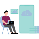 پیش‌نمایش فایل boy-is-uploading-cloud-data-9263221 از پک فناوری مدرن