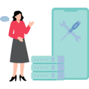 پیش‌نمایش فایل girl-is-setting-up-the-server-9263214 از پک فناوری مدرن