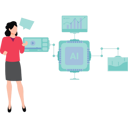 پیش‌نمایش فایل girl-is-working-on-ai-9263210 از پک فناوری مدرن