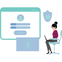 پیش‌نمایش فایل girl-using-security-on-laptop-9263211 از پک فناوری مدرن