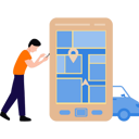 پیش‌نمایش فایل boy-is-looking-at-the-delivery-location-on-the-map-9266052 از پک خدمات لجستیکی