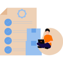 پیش‌نمایش فایل boy-is-working-on-the-logistics-list-9266011 از پک خدمات لجستیکی
