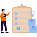 پیش‌نمایش فایل boy-looks-at-a-delivery-list-9266040 از پک خدمات لجستیکی