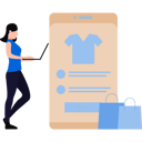 پیش‌نمایش فایل girl-is-buying-clothes-online-9266029 از پک خدمات لجستیکی