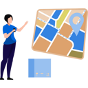 پیش‌نمایش فایل girl-is-looking-at-the-place-of-delivery-9266051 از پک خدمات لجستیکی