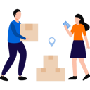 پیش‌نمایش فایل girl-is-paying-on-delivery-9266041 از پک خدمات لجستیکی